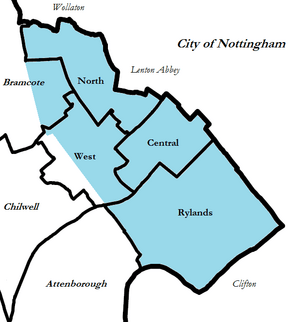 Beeston wards map