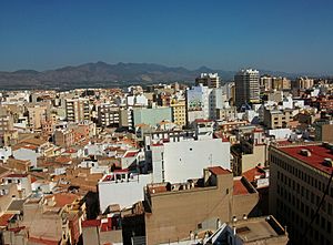 Central parts of Castelló de la Plana.