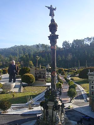 Catalunya en Miniatura-Monument a Colom