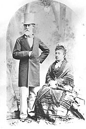 Charles Reed Bishop and Bernice Pauahi Bishop in San Francisco, Kamehameha Schools Archives