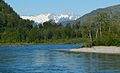 Eldorado Peak seen from North Cascades Highway near Rockport, Washington