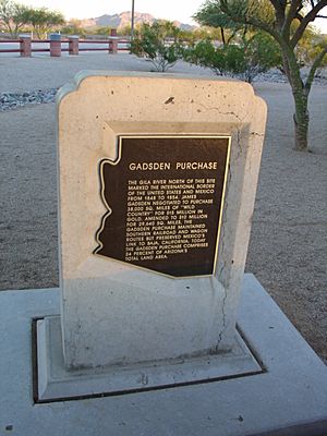 Gadsden Purchase historical mark