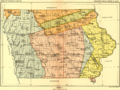 Iowa cessions map