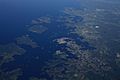 Karlskrona from plane