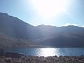 Laguna Grande en el medio día - Páramo Batallón y La Negra - Parque nacional General Juan Pablo Peñaloza