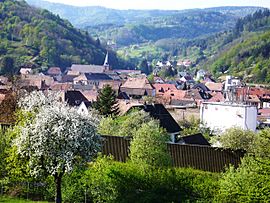 Lièpvre seen from Hoimbach