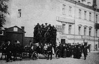 Marie Petipa -funeral -1910