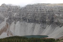 Mount Borgeau, First Lake.JPG