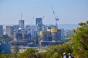 Perth skyline from Kings Park May 2018