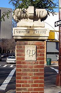 Prospect Park South gatepost jeh