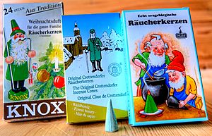 Räucherkerzenpackungen