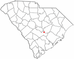 Location in Orangeburg County, South Carolina