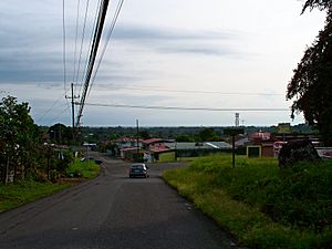 Siquirres town entrance