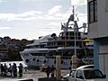 St. Barts private boat docked