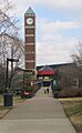 UofL clocktower and SAC