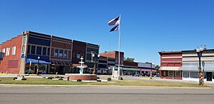 Worthington, Indiana fountain