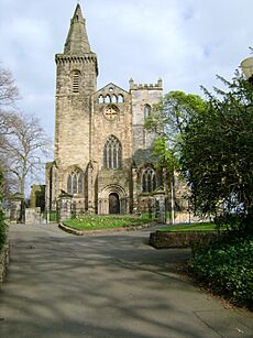 (looking towards) Dunfermline Abbey, Dunfermline