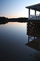 Bass Lake at sunset