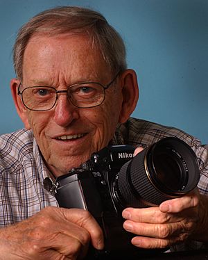 Ed Westcott Manhattan Project Photogragher in Oak Ridge Tennessee 2004.jpg