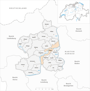 Karte Gemeinde Brugg 2020