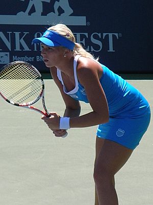 Michaëlla Krajicek at Bank of the West Classic qualifying 2010-07-25 6