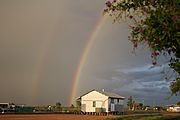 Rainbow over Quilpie