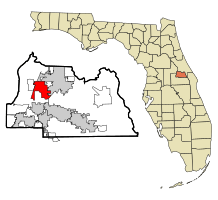 Location in Seminole County and the state of Florida