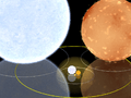 1e10m comparison Rigel, Aldebaran, and smaller - antialiased no transparency