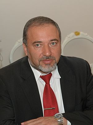 Avigdor Lieberman in Latvia (cropped)