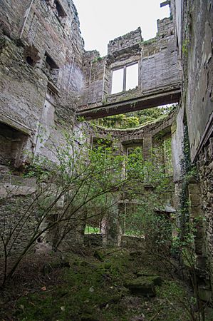 Cavers Castle wing interior