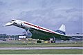 Concorde landing Farnborough Fitzgerald