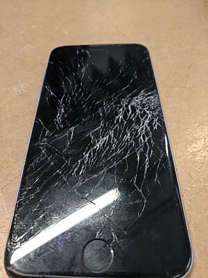 Cracked iPhone