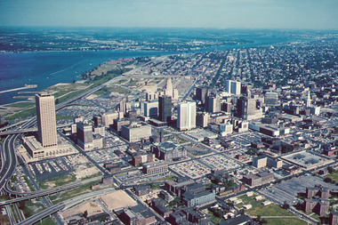 DOWNTOWN BUFFALO LOOKING NORTH - NARA - 549477 (restored)