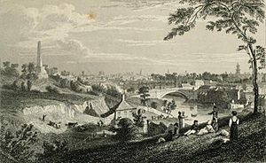 Dublin c1831 from the Phoenix Park