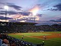 Estadio José Pérez Colmenares, atardecer