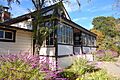 Photograph of the wood-frame guest cottage at the Jack London Ranch.