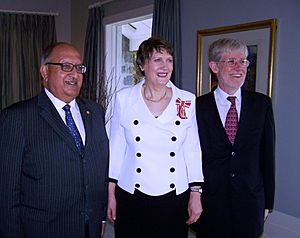 Helen Clark and Peter Davis, 2010