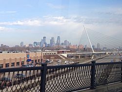 Hiawatha Avenue and Downtown Minneapolis