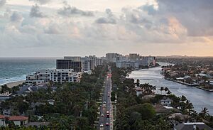 Highland Beach skyline