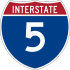 Interstate 5 marker