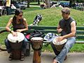 Learning djembe