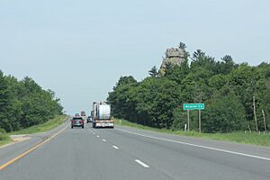 Monroe County WI sign I90