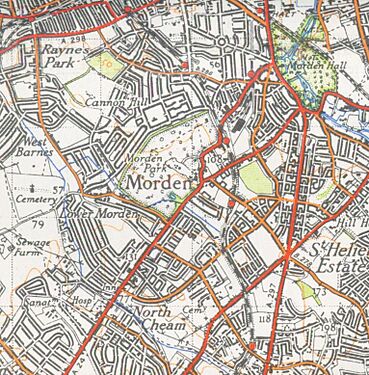 Morden map 1944