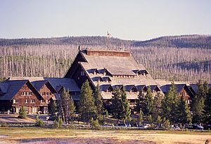 Old Faithful Inn main facade