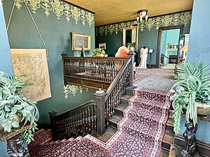 Overholser mansion stair landing