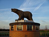 Polar Bear Memorial at National Memorial Arboretum.JPG