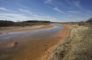 Photo of the Salt Fork Brazos River