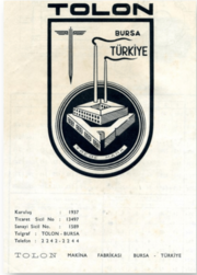 Tolon Makina Broşürü