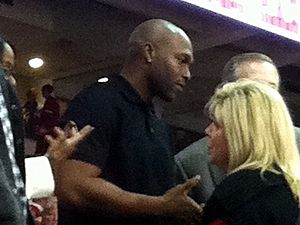 Torii Hunter at Bud Walton Arena