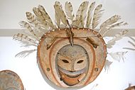 Woman's feathered dance fan - Jacobsen Yup'ik collection, 1883 - Ethnological Museum, Berlin - DSC01040